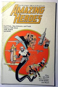 Amazing Heroes #44 (1984) Fantagraphics Books 1st Print Comic Book