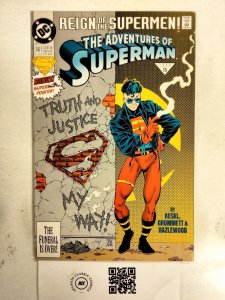 Adventures of Superman #501 VF DC Comics comic book 8 JW48