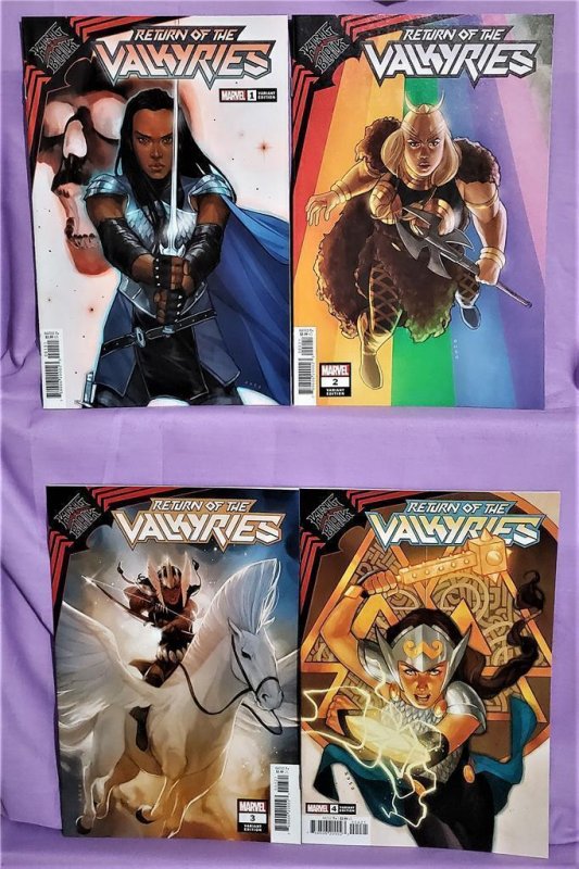 King in Black RETURN OF THE VALKYRIES #1 - 4 Variant Covers (Marvel 2021)