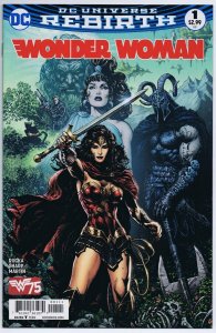 Wonder Woman #1 Rebirth ORIGINAL Vintage 2016 DC Comics