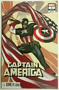 CAPTAIN AMERICA#1 NM 2018 ADAM HUGHES VARIANT MARVEL COMICS