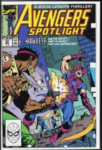 Avengers Spotlight #30 (1990) Hawkeye