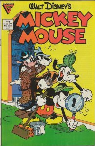 Mickey Mouse #224 ORIGINAL Vintage 1987 Gladstone Comics