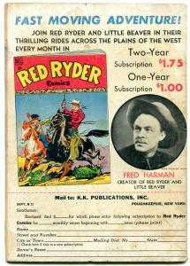 Red Ryder #65 1950-Dell-Little Beaver-Fred Harmon art-VG-