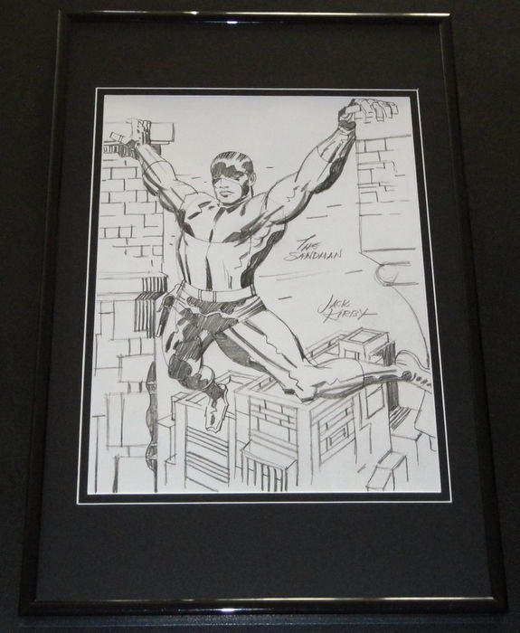 The Sandman Framed 11x17 Photo Display Official Repro Jack Kirby