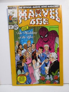 Marvel Age #54 (1987) Spider-Man Wedding
