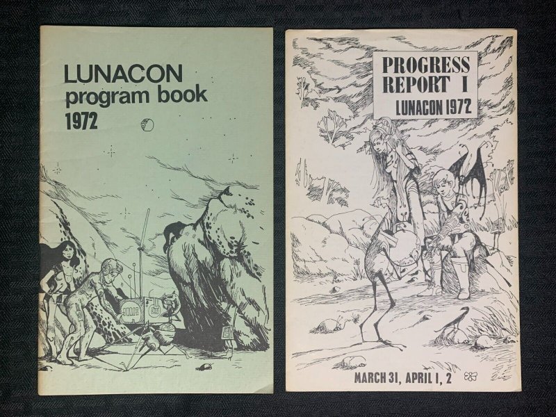 1972 LUNACON Convention Program Book & Progress Report VG 4.0 Theodore Sturgeon