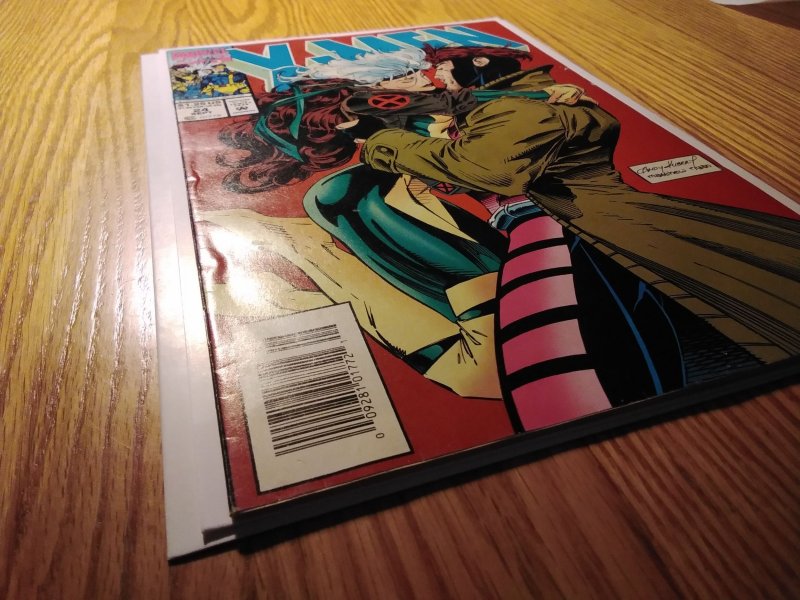 X-Men #24 Newsstand Edition (1993) Rogue Gambit