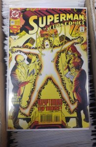 Action Comics #693 DC Bullet Logo Corner Box Variant (1993)