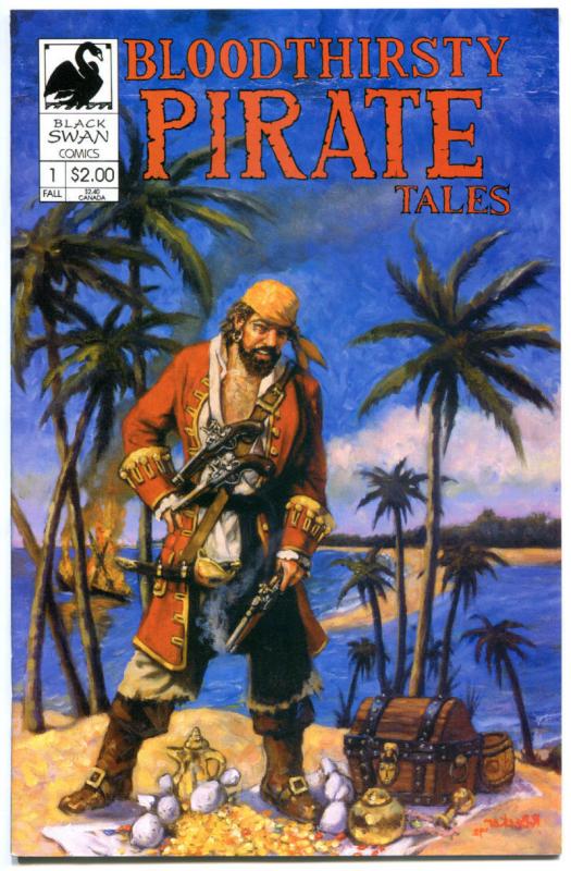 BLOODTHIRSTY PIRATE TALES #1 2 3 4 5 6, NM, Becker, Swords, BlackBeard, 1993,1-6