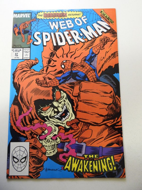 Web of Spider-Man #47 FN+ Condition