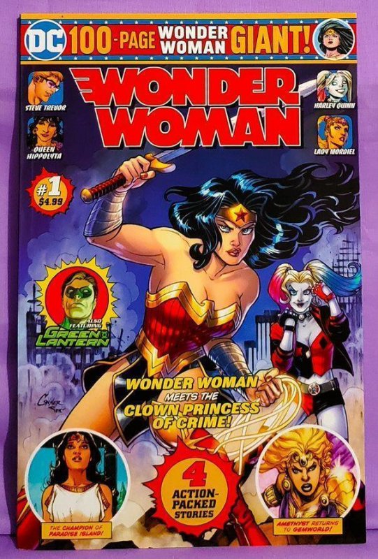 WONDER WOMAN GIANT #1 Direct Market Exclusive Harley Quinn Amethyst (DC 2019)