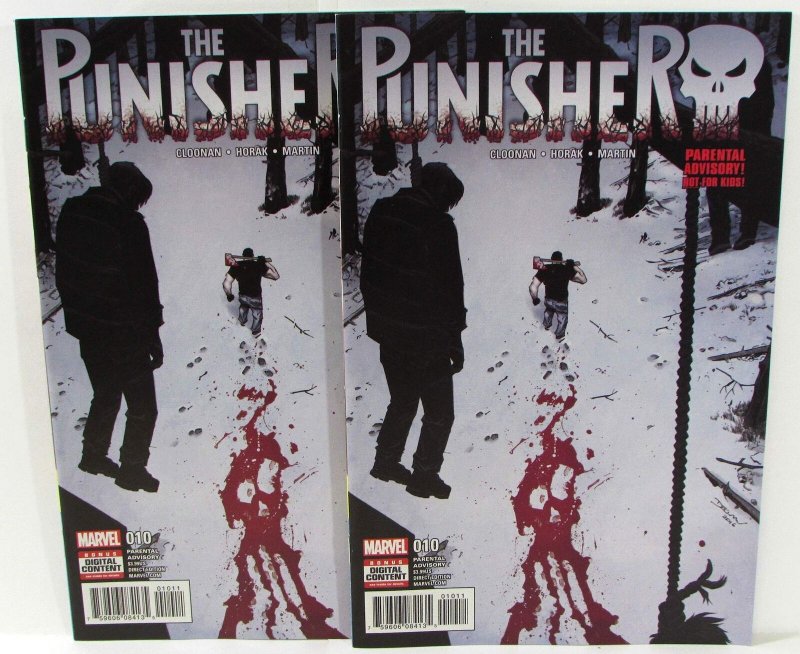 The Punisher Lot of 2 #10 x2 Marvel (2017) 11th Series Comic Books