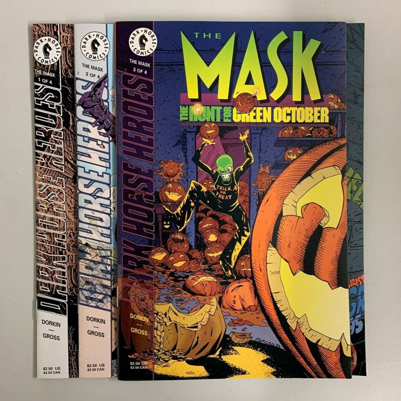 Mask The Hunt For Green October #1-4 Set (Dark Horse 1995) Evan Dorkin (8.0+) 