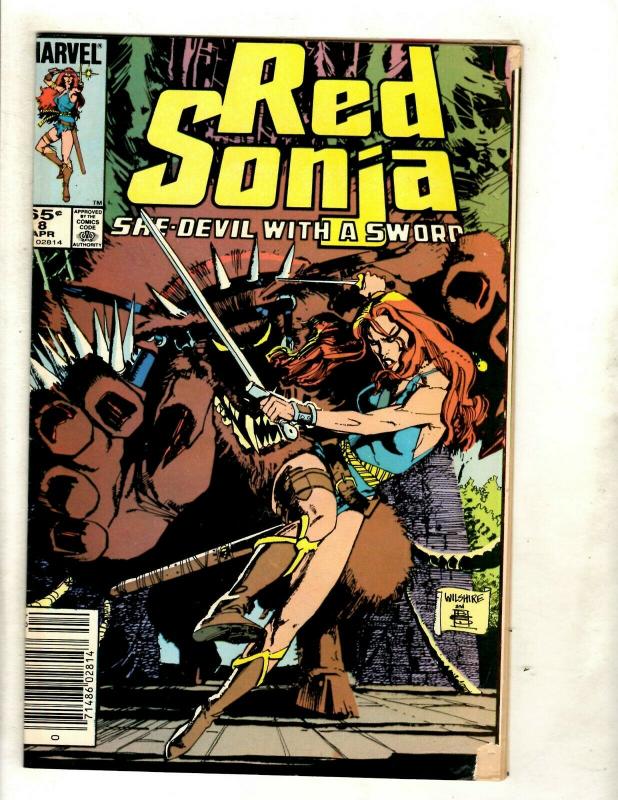 11 Marvel Comics Tales of G.I. Joe 5 6 8 9 11 14 Red Sonja 2 6 7 8 9 WS12 