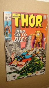 THOR 190 *NICE* VS HELA GODDESS OF DEATH LOKI KIRBY ART 1970