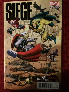 Siege #1 (2015) Hastings Variant Marvel NM Secret Wars Connecting