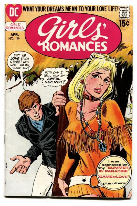 Girls' Romances #156 1970-DC Romance comic FN-