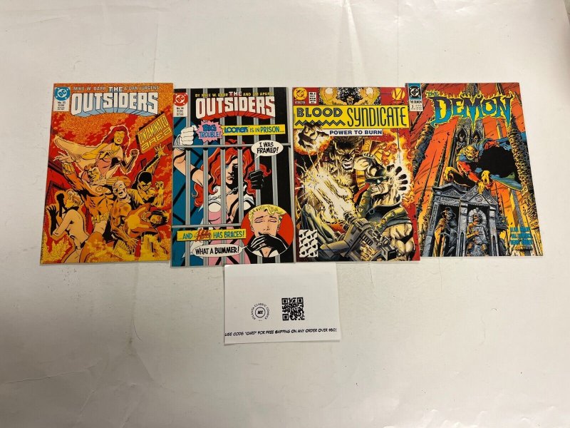 4 DC Comics Outsiders 14 15 Demon 2 Blood Syndicate 2 14 JW36