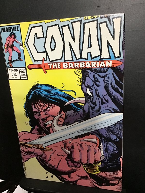 Conan the Barbarian #193 (1987) hi grade SHEDU!  NM- Wow