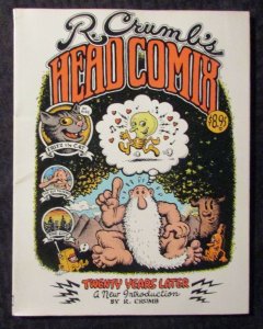 1988 R CRUMB'S HEAD COMIX Twenty Years Later SC FN+ 6.5 1st Fireside