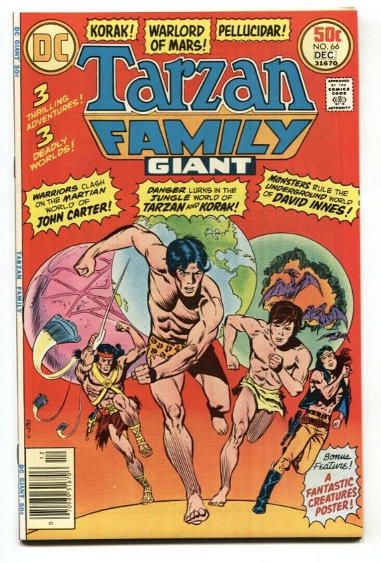 Tarzan Family #66 1976 DC comic book ERB NM-