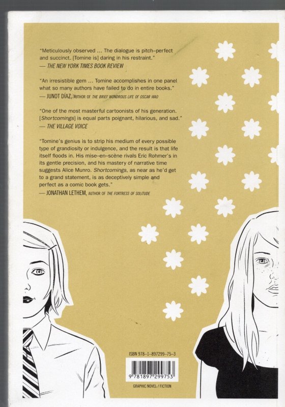 Shortcomings. Drawn and Quarterly 2009. Optic Nerve. Adrian Tomine