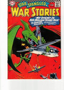 Star Spangled War Stories #128 1966 NM- Flying Dinosaur! Suicide Squad Utah CERT