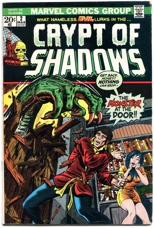 CRYPT of SHADOWS #1 2, FN, Wolverton, Starlin, 1973, more Bronze Horror in store