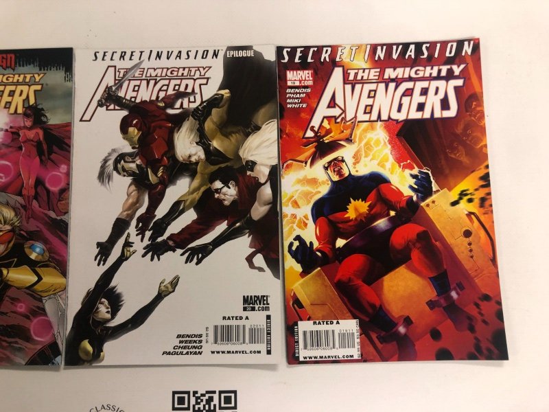 3  Marvel Comic Books The Mighty Avengers# 19 20 21 Hulk Thor  28  KE2