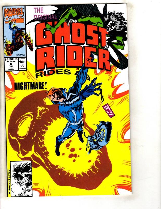 10 Ghost Rider Marvel Comic Books # 1 2 3 4 5 6 7 Crossroads GR Annual #1 2  DB4