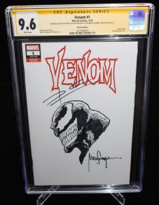 Venom #1 (CGC 9.6) Signed/Sketch by Mico Suayan - Signed Donny Cates - '18