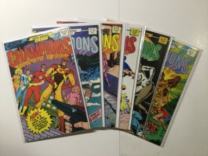 Champions 1-6 Mini Series 2 3 5 6 Lot Run Set Near Mint Nm Eclipse Comics