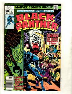 Black Panther # 3 VF Marvel Comic Book Wakanda Jack Kirby Art Avengers GK2