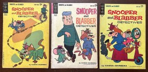 Snooper and Blabber Detectives #1–3 Complete Gold Key Set 1962 Hanna-Barbera