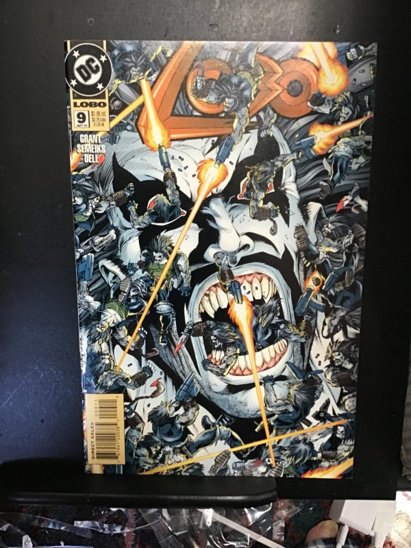 Lobo #9 (1994) Lobo versus lobo! Super high grade NM+. Wow!