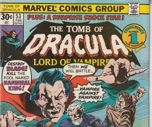 Tomb of Dracula(vol. 1) # 53   At Last ! Blade vs Deacon Frost !