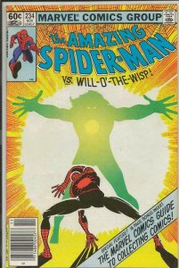Amazing Spider-Man #234 ORIGINAL Vintage 1982 Marvel Comics Will O The Wisp