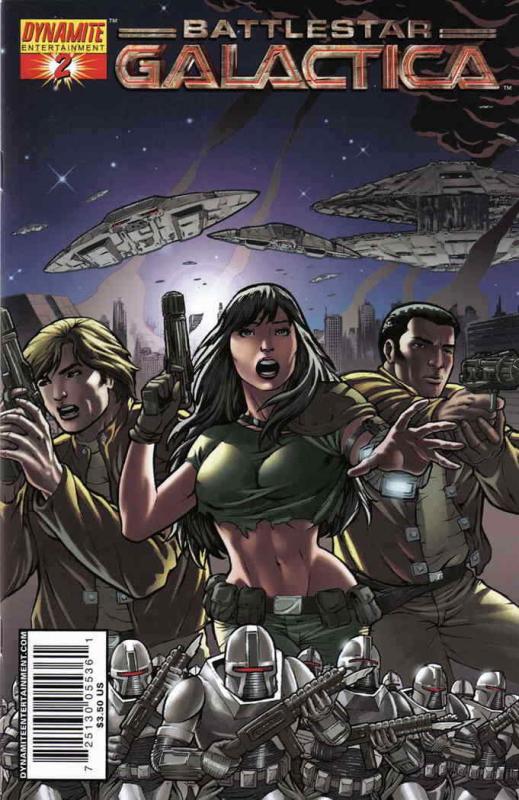 Classic Battlestar Galactica #2B VF/NM; Dynamite | save on shipping - details in