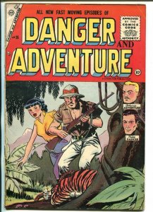 Danger & Adventure #26-1955-Charlton-jungle-Mike Danger-Johnnie Adventure-FN