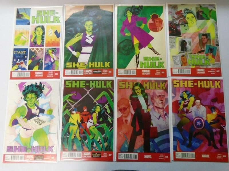 She-Hulk Lot (2nd + 3rd Series), 44 Different 8.0/VF (2006-2015)