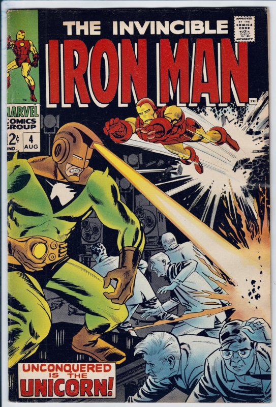 Iron Man #4 (1968) F/VF