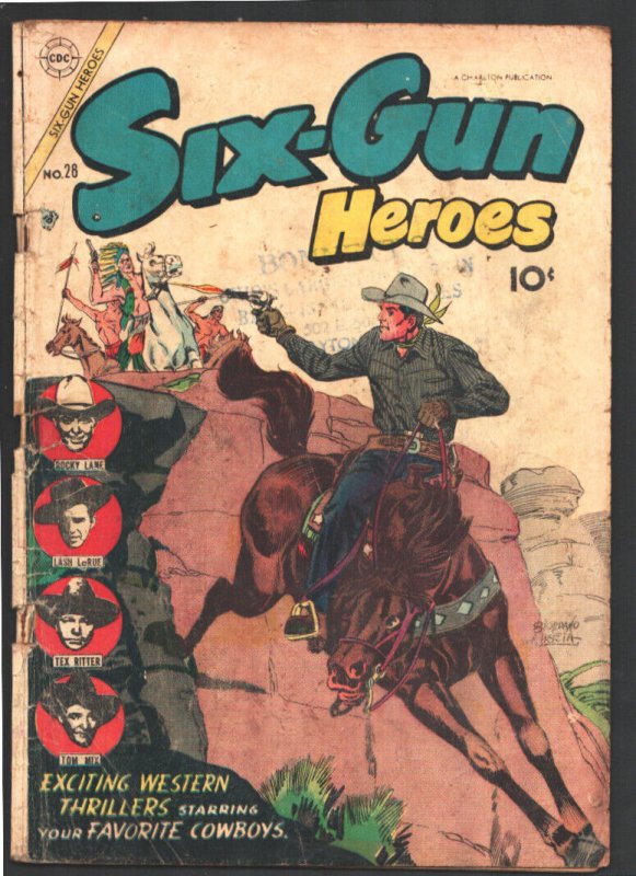 Six-Gun Heroes #289 1954-Rocky Lane cover & story art by Dick Giordano-Tex Ri...