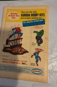 Fantastic Four #60 (1967)the peril the power spine split 1/2 inch foxxing/Stains