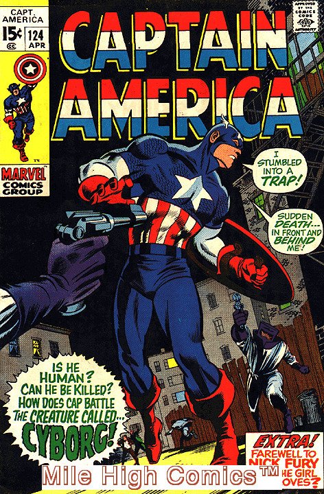 CAPTAIN AMERICA  (1968 Series)  (MARVEL) #124 Good Comics Book