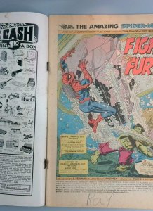 Amazing Spider-Man #120, VG Hulk, Marvel Comics, 1973 JR1 SEE PICS