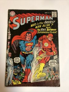 Superman (1967) # 199 (G/VG) Superman Flash Race !