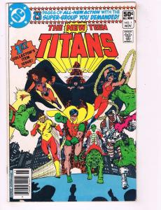 New Teen Titans #1 FN DC Comic Book Wonder Girl Beast Boy Raven Robin Cyborg J71