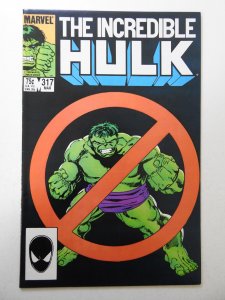 The Incredible Hulk #317 (1986) VF Condition!