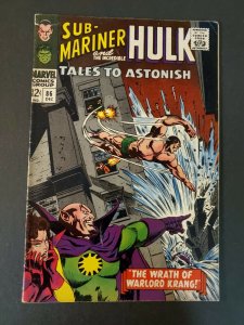 TALES TO ASTONISH #86 4.5 VG+ UNPRESSED SILVER MARVEL COMIC